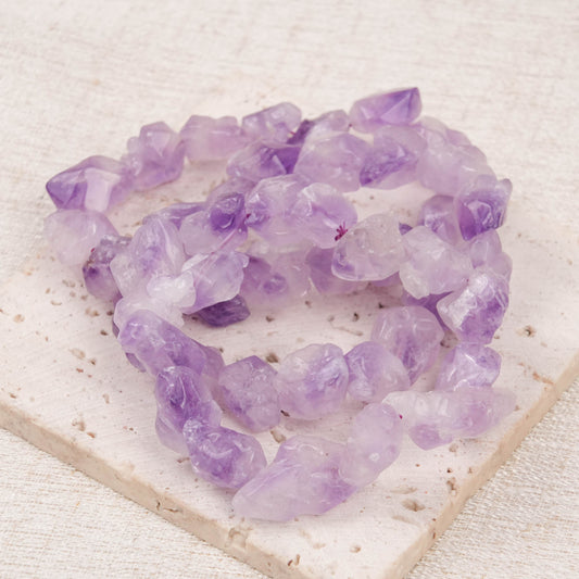 Raw Amethyst Bracelet