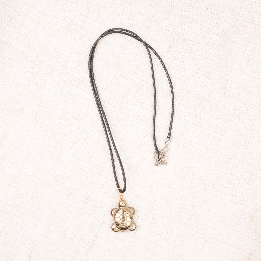 Pyrite Turtle Carving