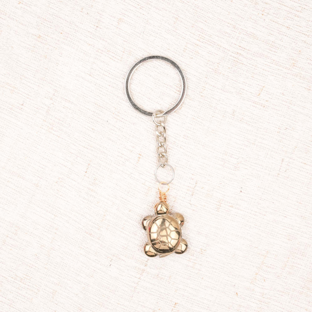 Pyrite Turtle Carving