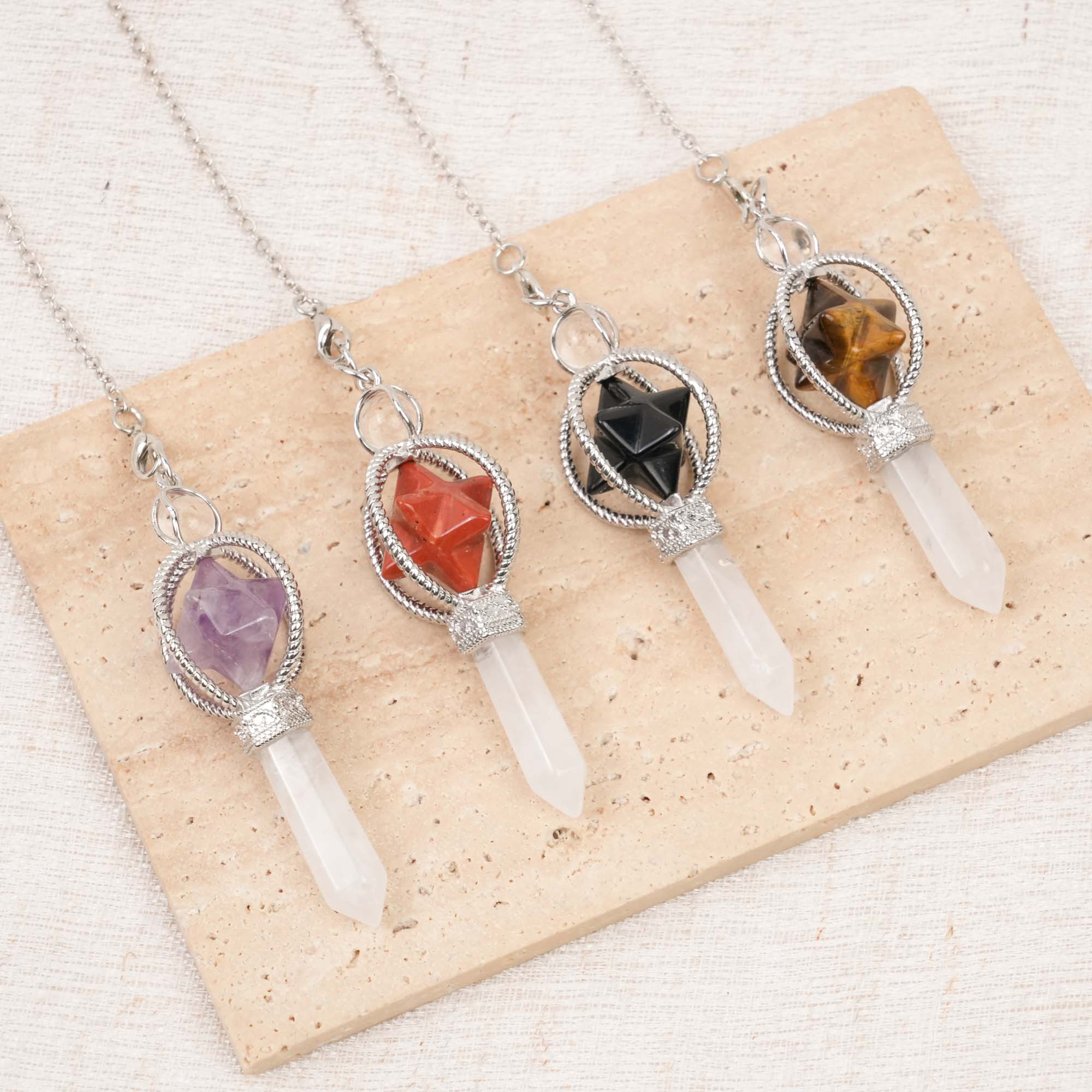 Crystal Merkaba Pendulum