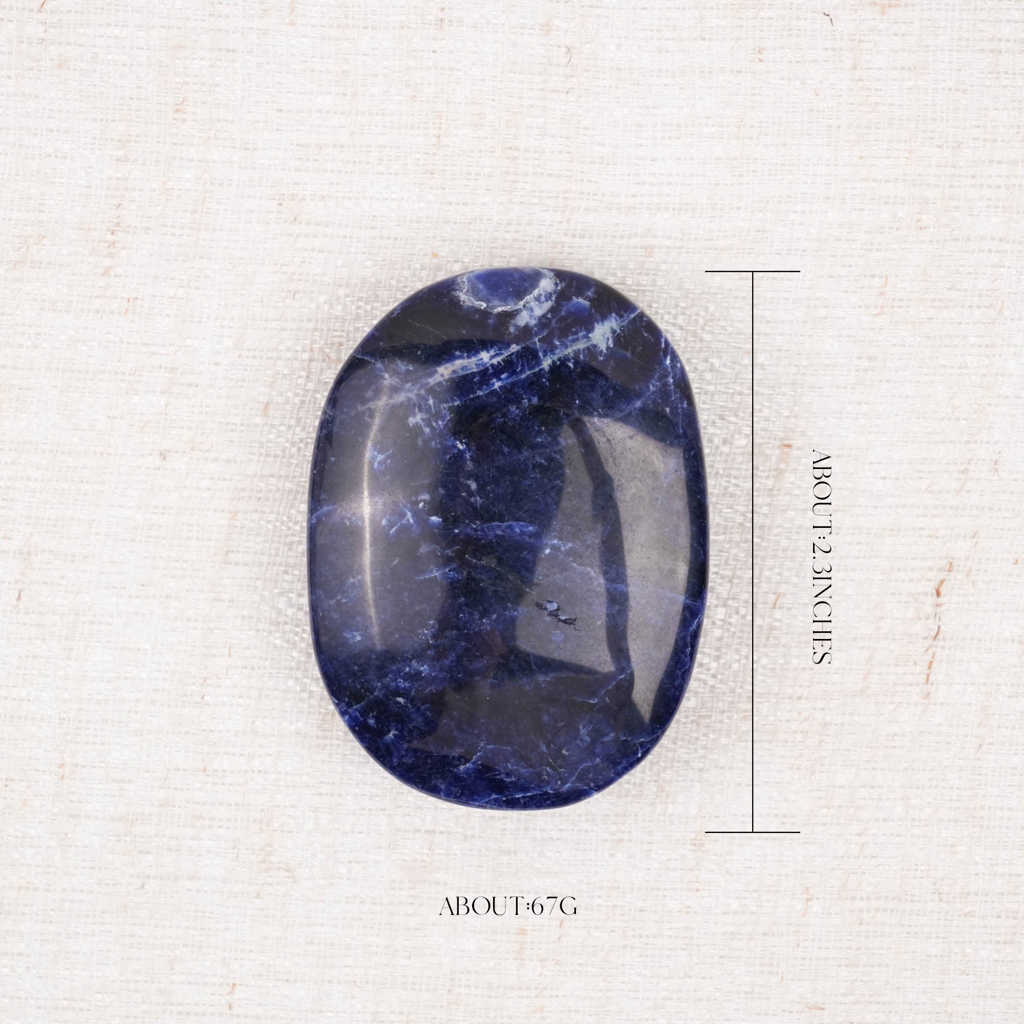 Sodalite Palm Stone
