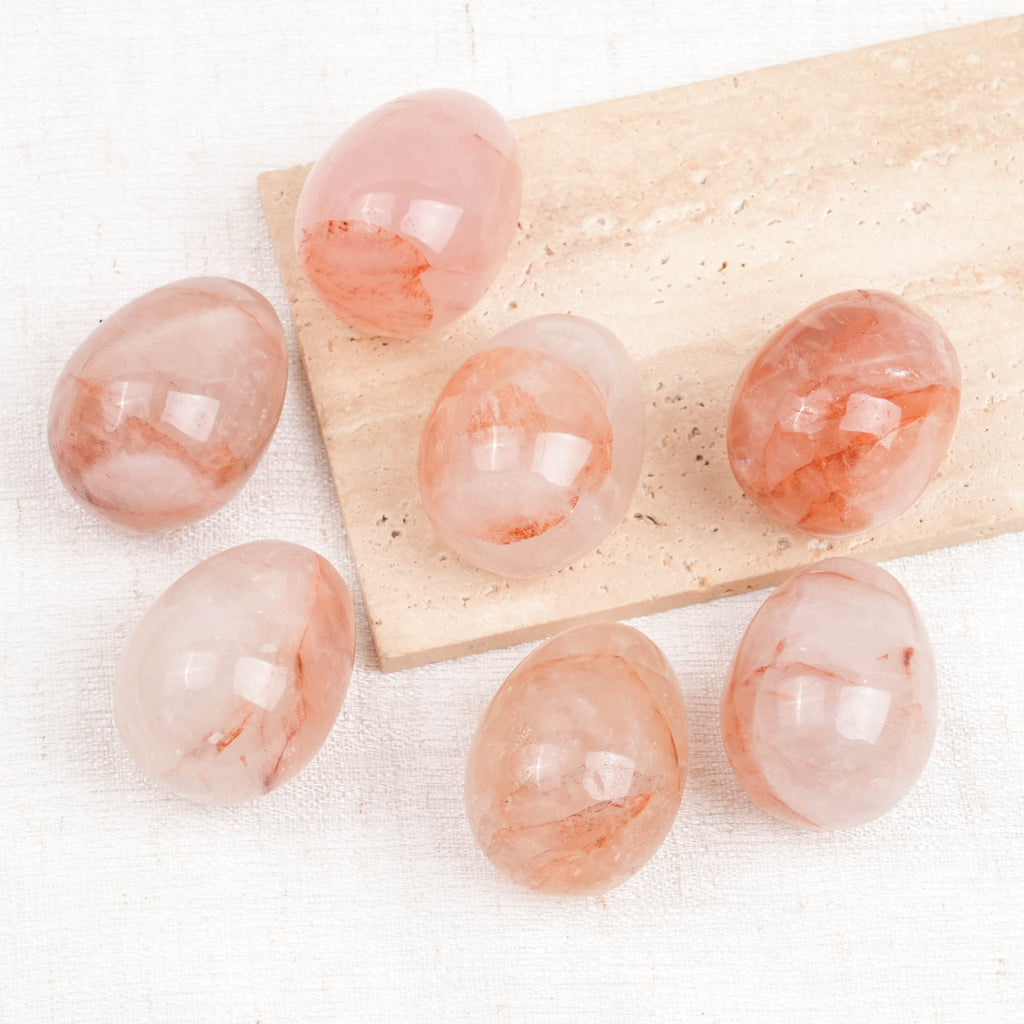 Red Fire Quartz Egg