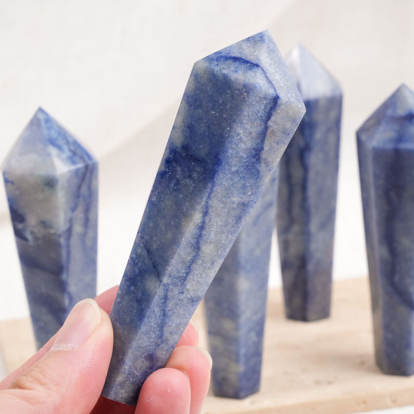 Blue Aventurine Wand Point