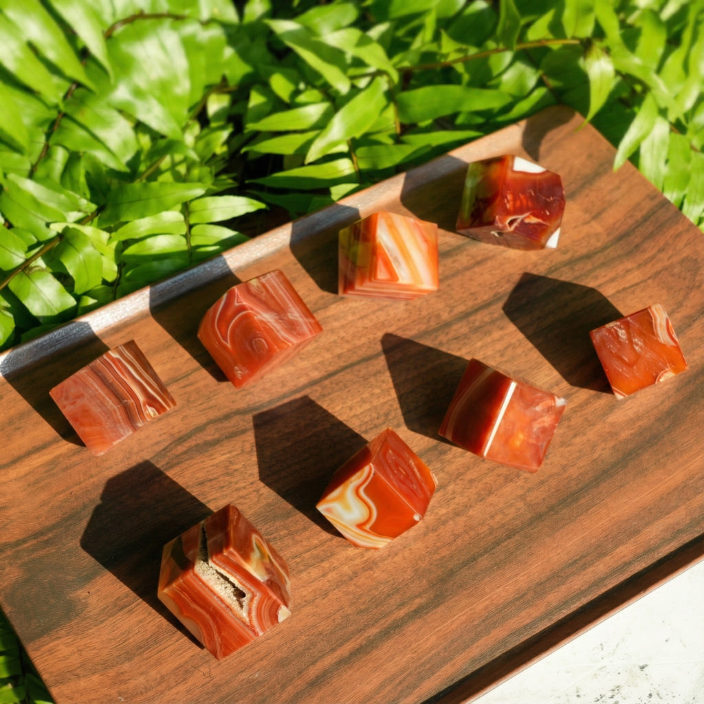Red Sardonyx Cube