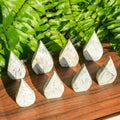 White Mexico Agate Ornament