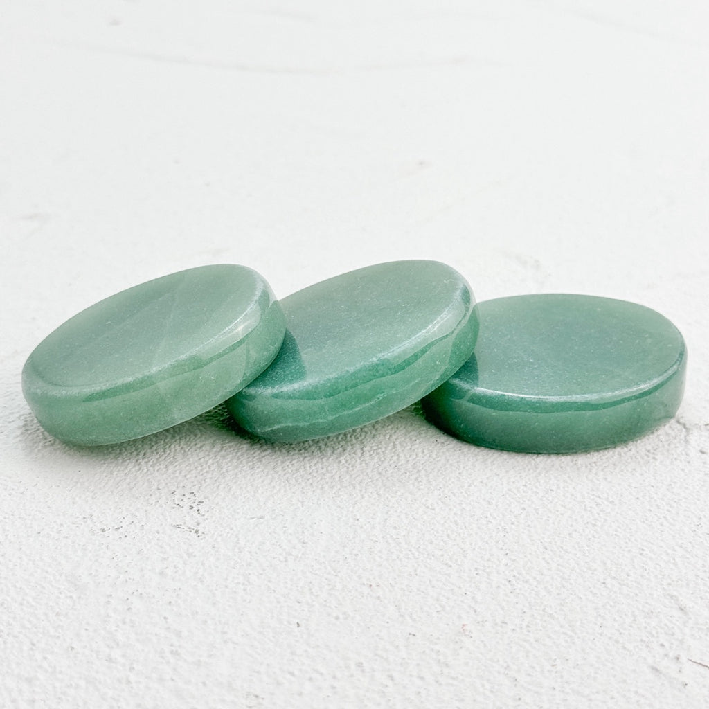 Green Aventurine Palmstone Crystal for Prosperity