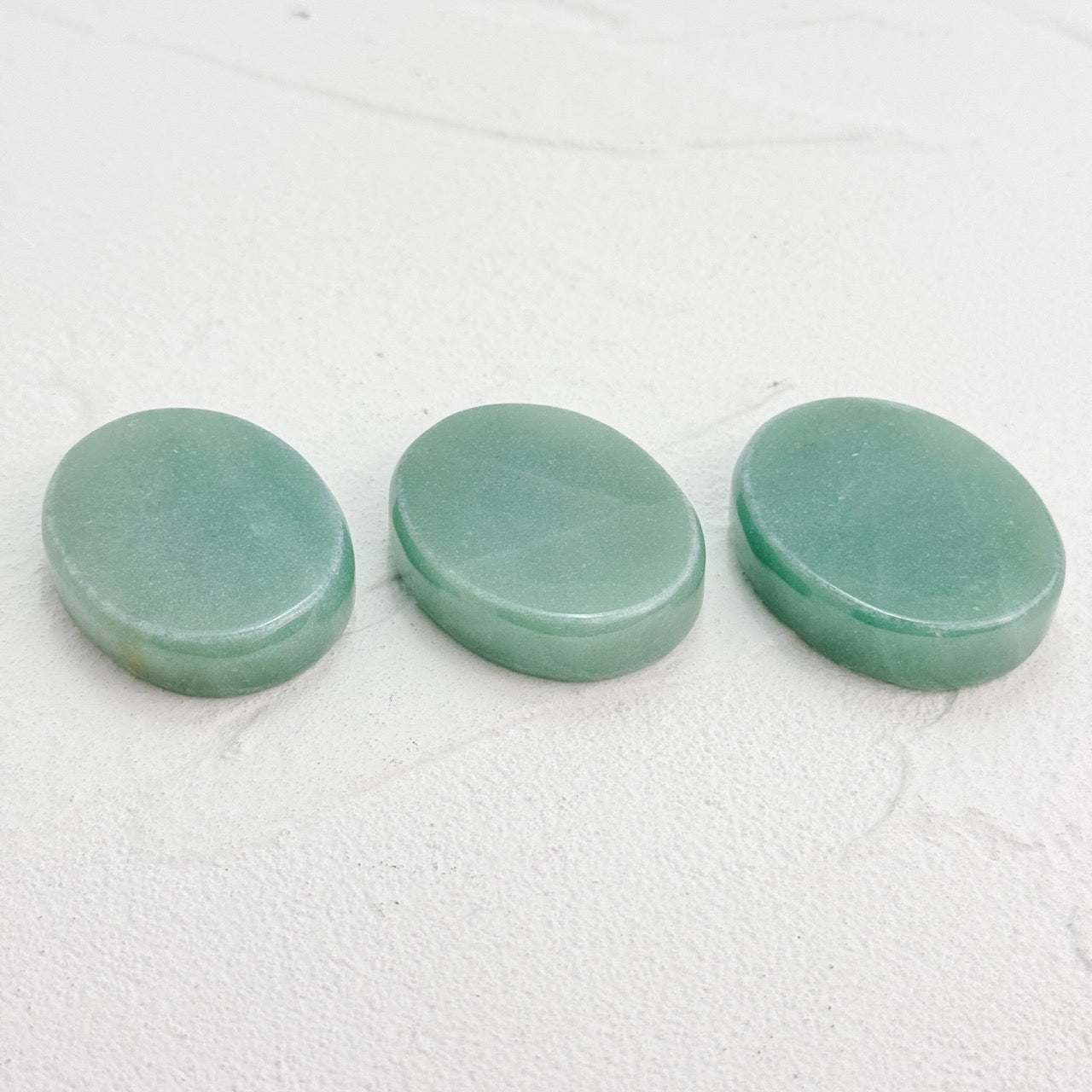 Green Aventurine Palmstone for Luck and Wealth