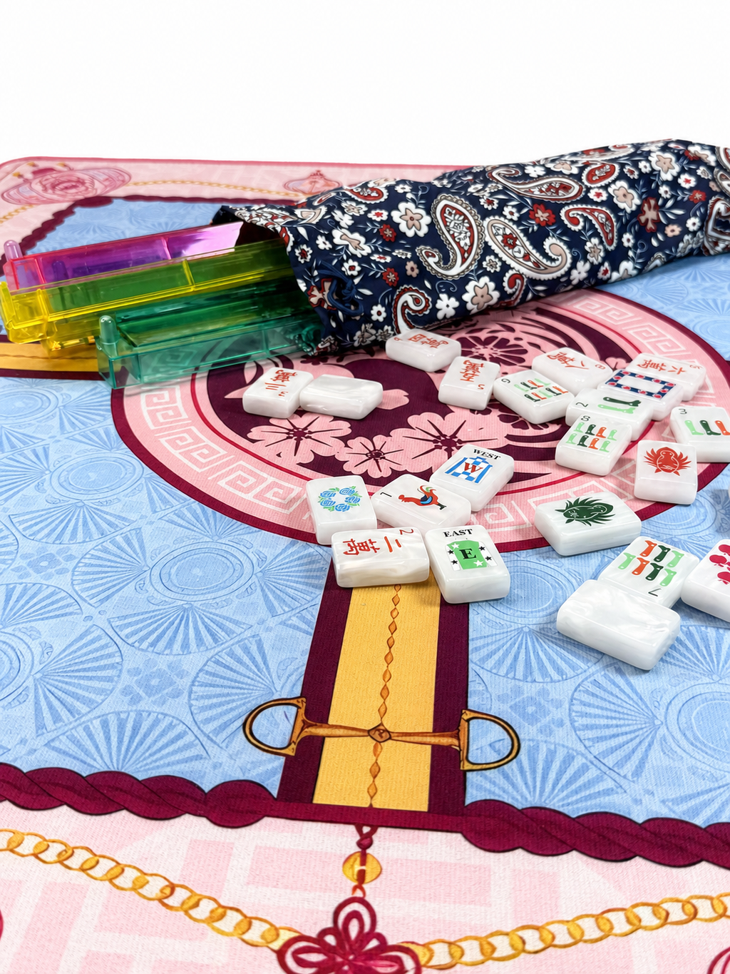 Blush Equestrian Deluxe Organizer Mahjong Set