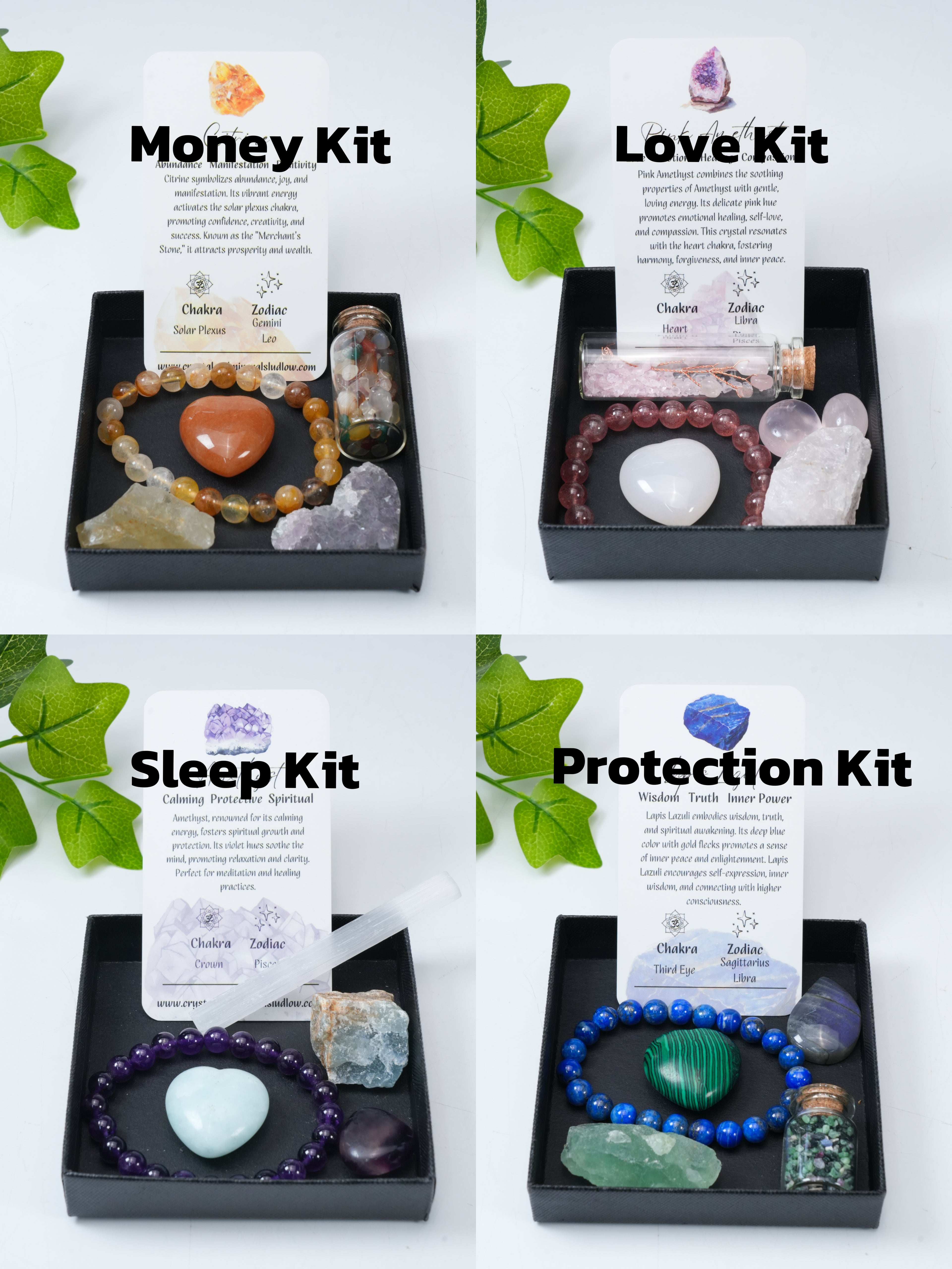The Manifestation Box: Handpicked Healing Crystal Kits for Every Intention