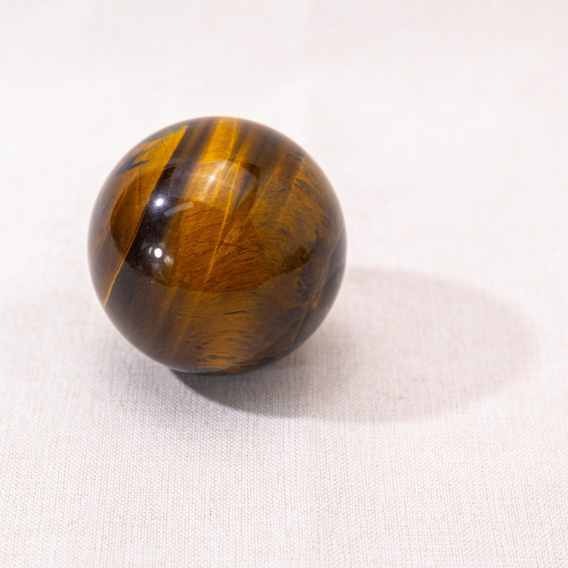 Blue Tiger Eye Stone Sphere for protection and clarity