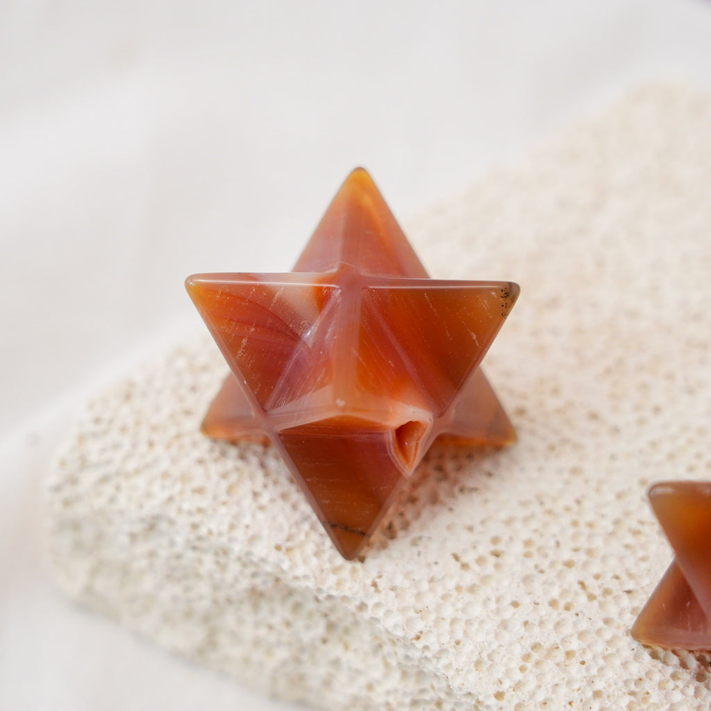 Carnelian Merkaba for sacral chakra and motivation