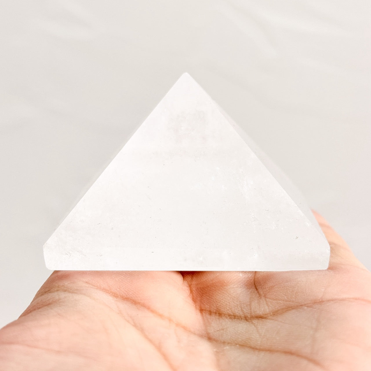 Chakra Balancing Clear Quartz Pyramid Crystal