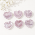 Rose Quartz Heart Bowl | Polished Crystal Bowl for Love, Altar Decor & Crystal Storage