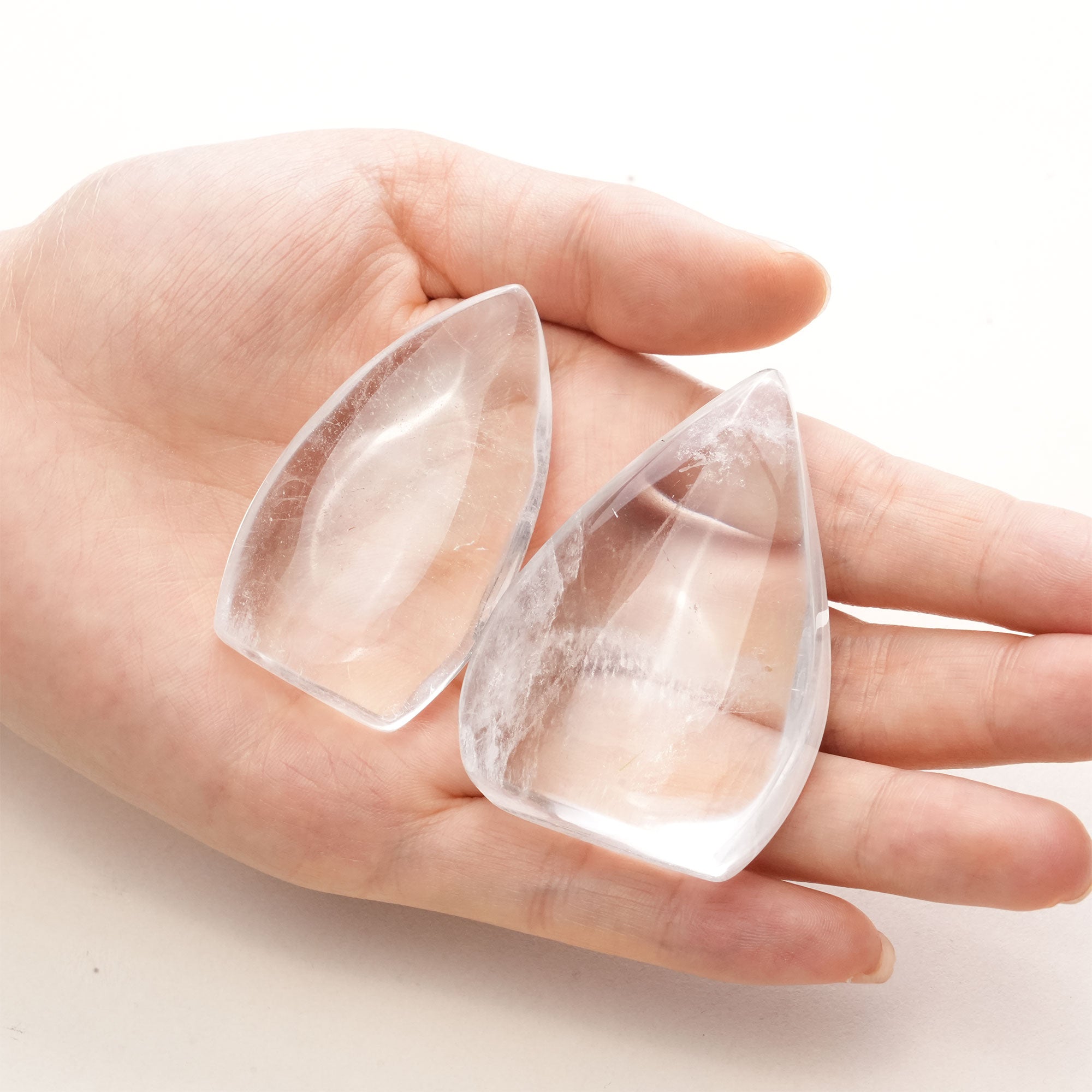 Clear Quartz decor piece, purifies negative energy