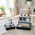 Mini Mineral Specimen Collection Box -Natural Crystal Stone Set for Collectors & Decor