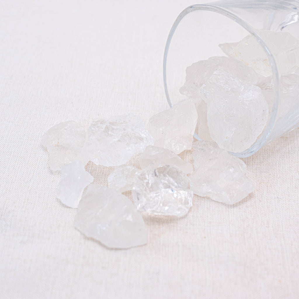Clear Quartz Raw Stone is renowned for its powerful healing properties.