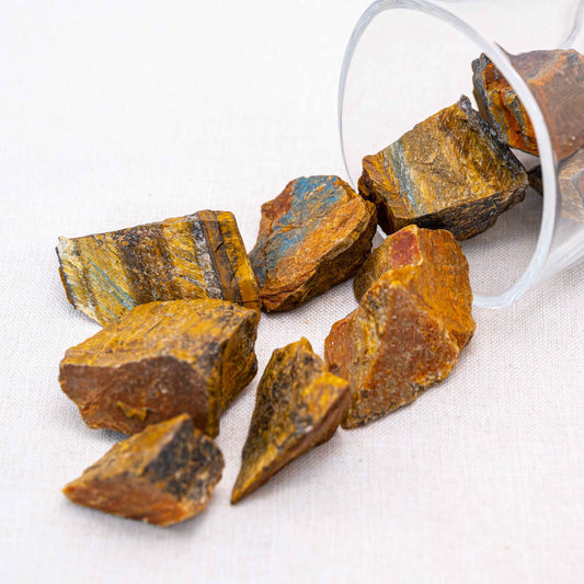 Tiger Eye Raw Stone is a powerful stone of protection