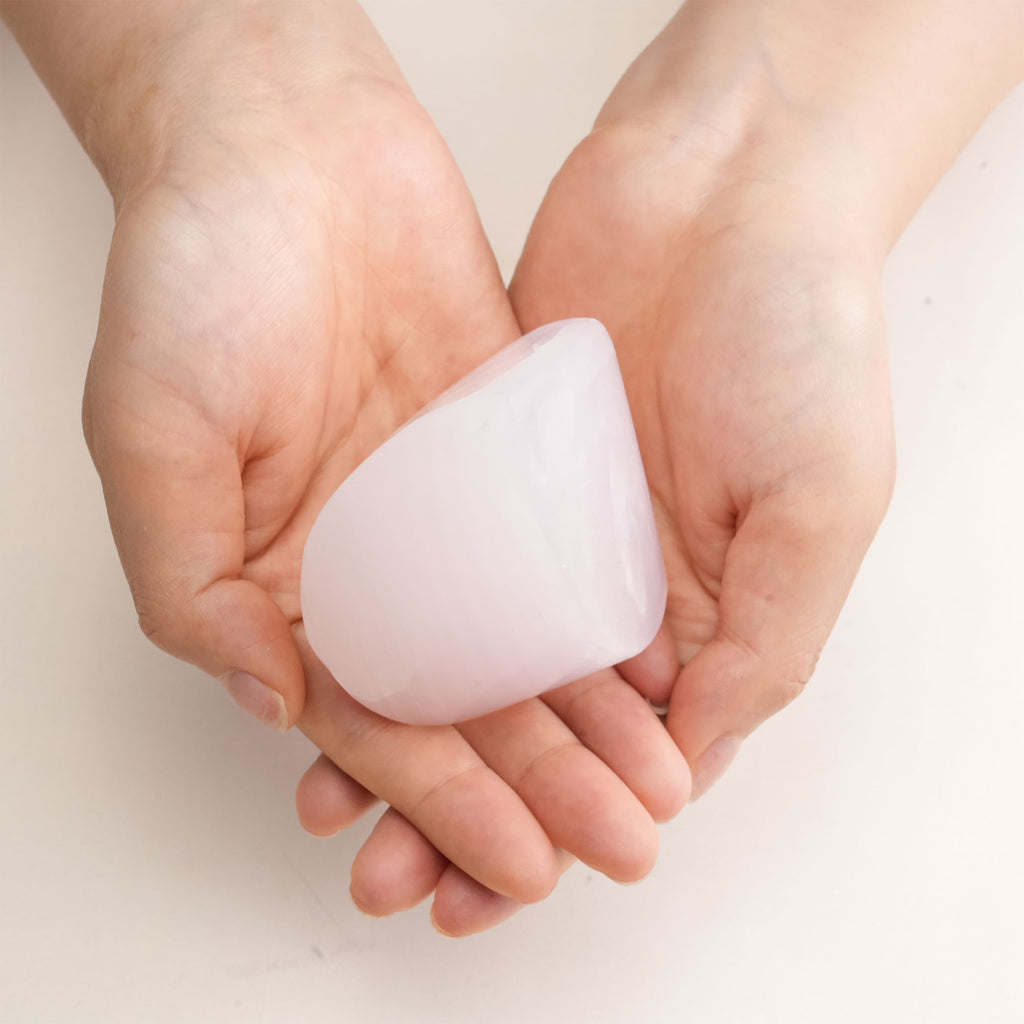 Pink Jade crystal enhances emotional balance