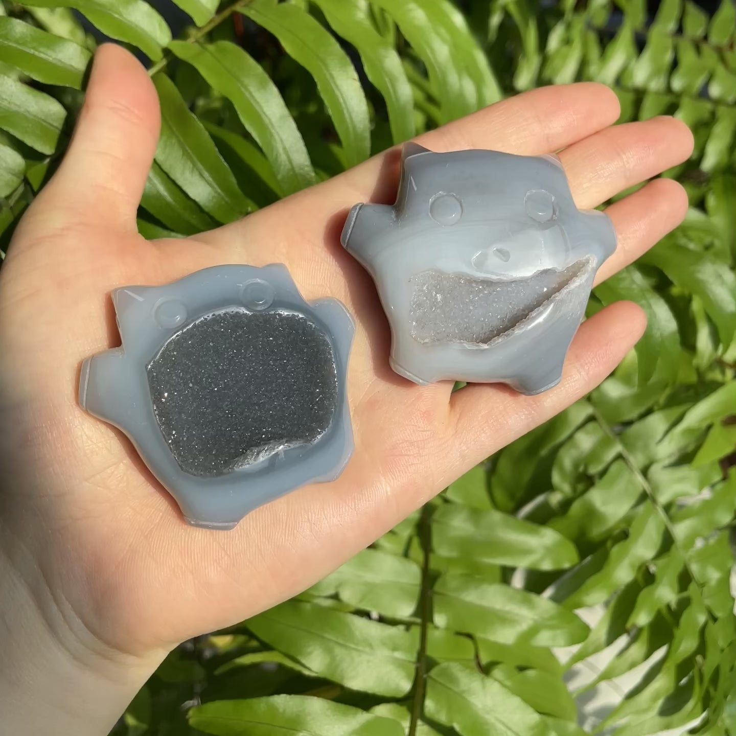 Druzy Agate Carving