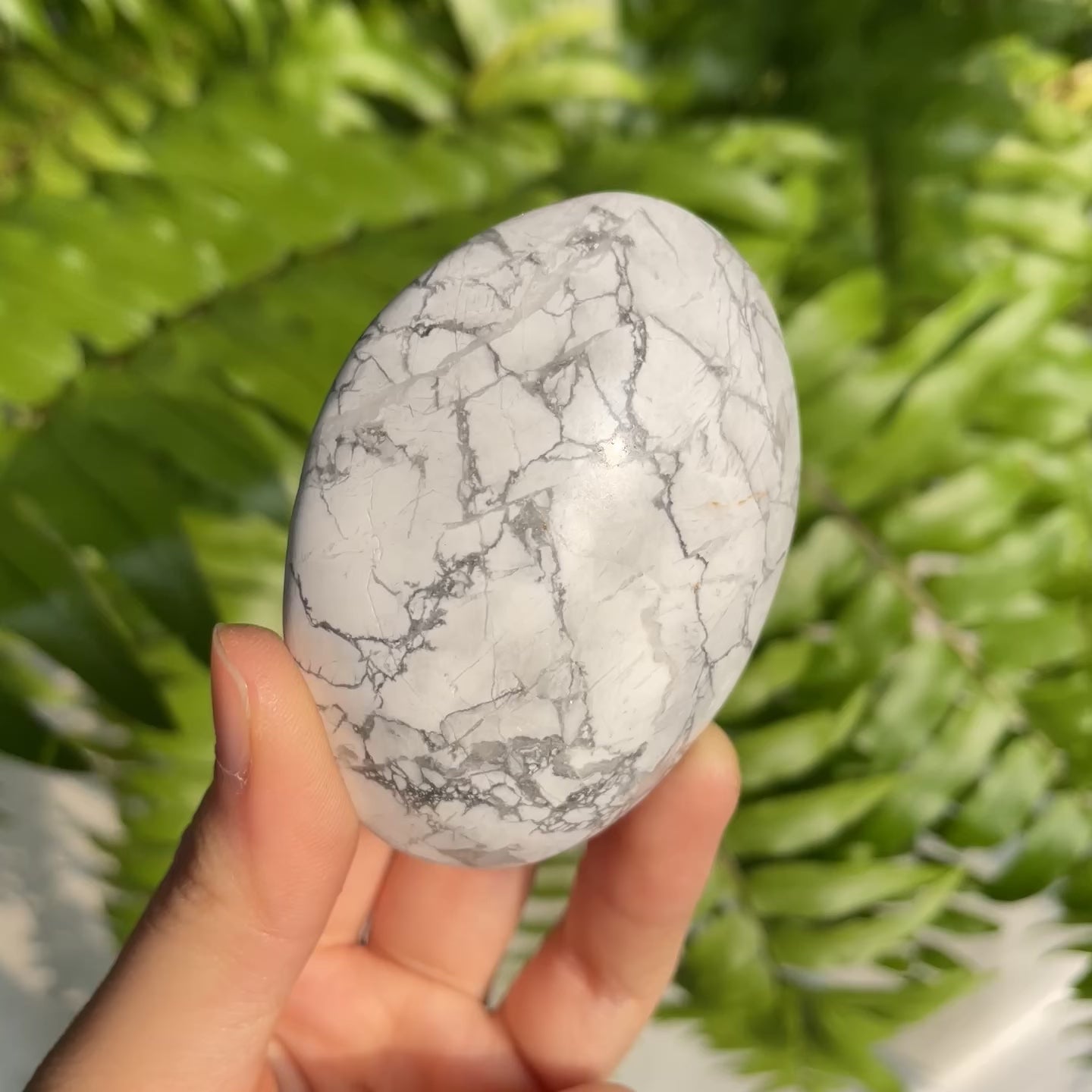 Howlite Palmstone