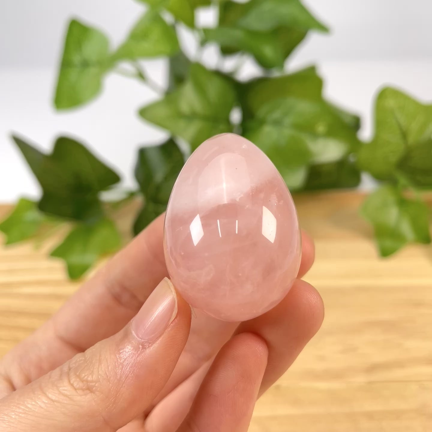Rose Quartz  Egg