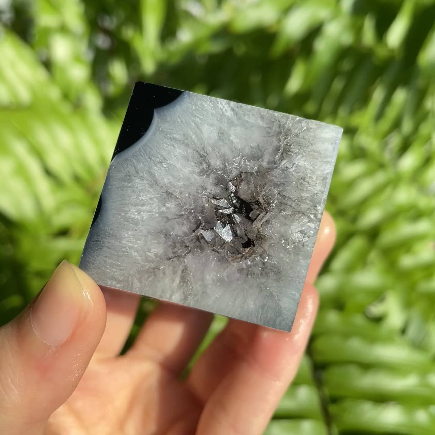 Black Sardonyx Cube