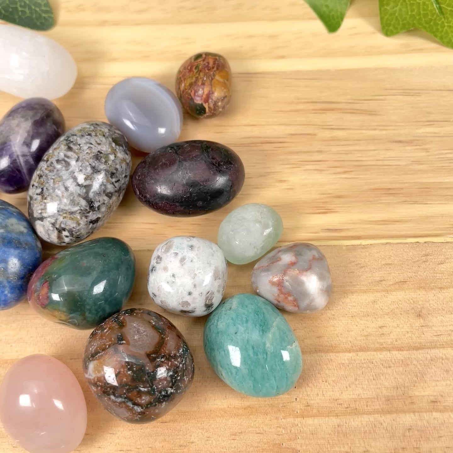 Mixed Crystal Tumbled Stones Scoop - Bulk Healing Crystals for Meditation & Home Decor