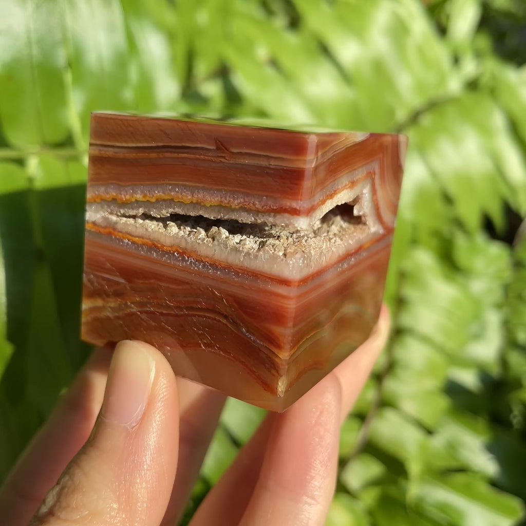 Red Sardonyx Cube