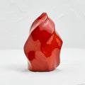 Hand-holding Red Jasper Flame during meditation for grounding