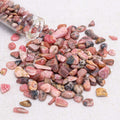 Rhodochrosite Chips are known for their love and compassion energies.