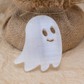 The Selenite Ghost carving cleanses negative energy.