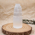 Selenite Peak Tower for energy cleansing