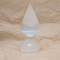 Selenite Round Spear Tip for energy direction