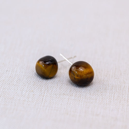 Yellow Tiger Eye Earrings enhance confidence and protection, perfect for boosting courage and willpower.